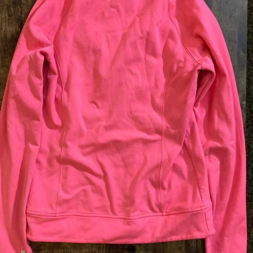 Hot pink Retro North Face fleece zip up jacket Women’s size medium - Picture 4 of 7